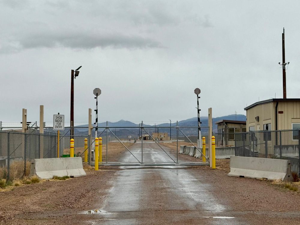 Back Gate Area 51 in Nevada.