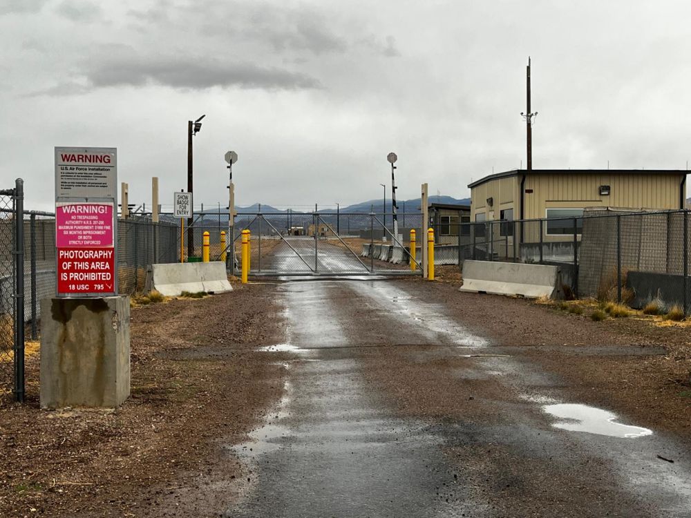 warnings Back Gate Area 51 in Nevada.